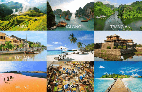 Những khu du lịch nổi tiếng tại Việt Nam